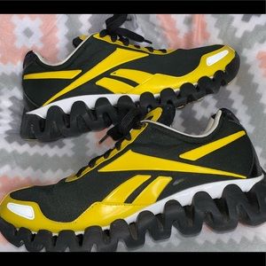 reebok zigtech black yellow